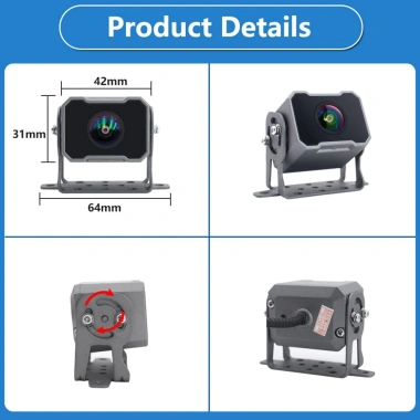 Camera AHD 4K 1.920x1.080 Tầm Nhìn Ban Đêm Xe Tải, Xe Buýt 9-36V Giá 418.688 VND