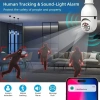 Camera bóng đèn E27 4X Zoom AI - Phát hiện chuyển động người, ban đêm màu sắc, giá 331k 5