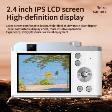 Camera CCD 4K 2.4 inch 6.400MP 16x Zoom - Học sinh, người mới bắt đầu, 770k 5