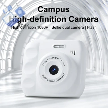 Camera CCD Di Động Đèn LED, Máy Ảnh Vlog Trẻ Em Học Sinh - Quà Tặng Sáng Tạo