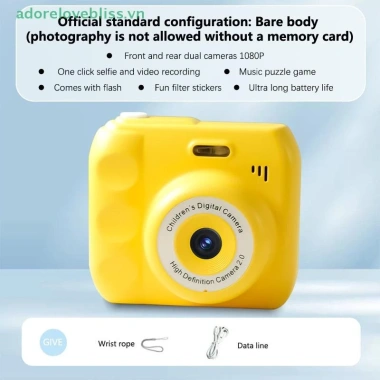 Camera CCD kỹ thuật số di động retro HD LED Pixel - Quà tặng vlog cho trẻ em, học sinh - Giá ưu đãi 350.020₫ 12 Camera CCD kỹ thuật số di động retro HD LED Pixel - Quà tặng vlog cho trẻ em, học sinh - Giá ưu đãi 350.020₫ 12