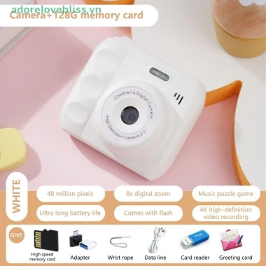 Camera CCD kỹ thuật số di động retro HD LED Pixel - Quà tặng vlog cho trẻ em, học sinh - Giá ưu đãi 350.020₫ 13 Camera CCD kỹ thuật số di động retro HD LED Pixel - Quà tặng vlog cho trẻ em, học sinh - Giá ưu đãi 350.020₫ 13