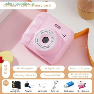 Camera CCD kỹ thuật số di động retro HD LED Pixel - Quà tặng vlog cho trẻ em, học sinh - Giá ưu đãi 350.020₫ 14 Camera CCD kỹ thuật số di động retro HD LED Pixel - Quà tặng vlog cho trẻ em, học sinh - Giá ưu đãi 350.020₫ 14