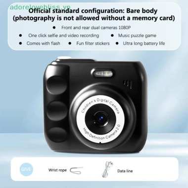 Camera CCD kỹ thuật số di động retro HD LED Pixel - Quà tặng vlog cho trẻ em, học sinh - Giá ưu đãi 350.020₫ 15 Camera CCD kỹ thuật số di động retro HD LED Pixel - Quà tặng vlog cho trẻ em, học sinh - Giá ưu đãi 350.020₫ 15