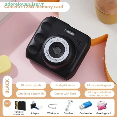 Camera CCD kỹ thuật số di động retro HD LED Pixel - Quà tặng vlog cho trẻ em, học sinh - Giá ưu đãi 350.020₫ 17 Camera CCD kỹ thuật số di động retro HD LED Pixel - Quà tặng vlog cho trẻ em, học sinh - Giá ưu đãi 350.020₫ 17