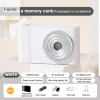 Camera CCD Mini 44MP E-WOITD 4K Zoom 8X, Ống kính đôi, thẻ nhớ, cho bé gái - Quà tặng HNVN 10