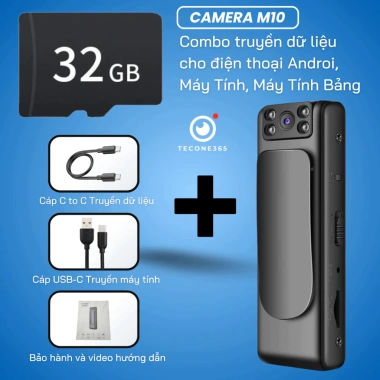Camera chống trộm không dây M10 nâng cấp - Pin 10h, góc rộng 2trong1, ghi âm, 246.500đ 10