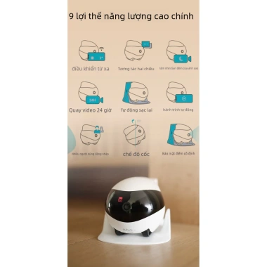 Camera giám sát di động Robot thông minh Ebo Bảo mật gia đình AI phát hiện chuyển động giá ưu đãi 7.055.180 VND