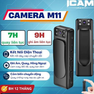 Camera giám sát M11 Full HD 1.080p ngoài trời trong nhà, mini không dây ghi âm, giá 169.000₫