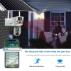 Camera giám sát Solar 2 mắt WiFi 360° 1.080P HD IP không thấm nước, hỗ trợ 4G Sim, Dosen - Giá chỉ 740.800₫ 5