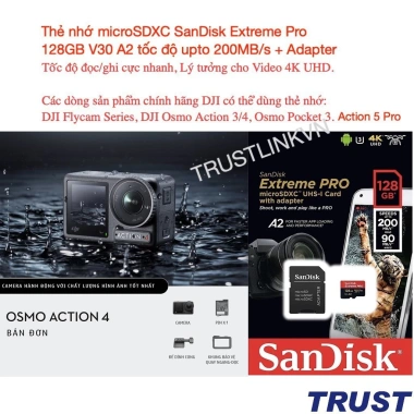 Camera hành động DJI Osmo Action 4 4K 120fps góc siêu rộng - Chính hãng, giá tốt 10 Camera hành động DJI Osmo Action 4 4K 120fps góc siêu rộng - Chính hãng, giá tốt 10
