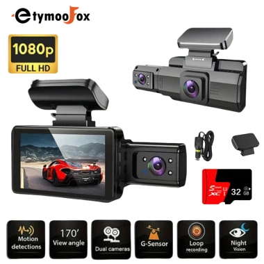 Camera hành trình 1.080P HD hỗ trợ đỗ xe, ghi hình lái xe độ phân giải cao - Giá chỉ 601.060 VND