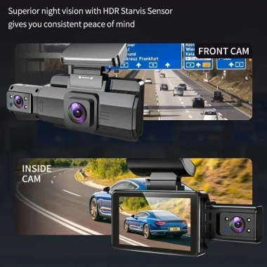 Camera hành trình 1.080P HD hỗ trợ đỗ xe, ghi hình lái xe độ phân giải cao - Giá chỉ 601.060 VND