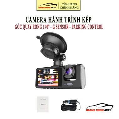 Camera hành trình 2 cam trước sau FullHD 1.080p - Giá chỉ 509.000₫, ghi hình 24h 3 Camera hành trình 2 cam trước sau FullHD 1.080p - Giá chỉ 509.000₫, ghi hình 24h 3
