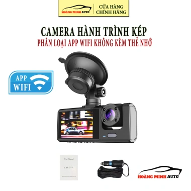 Camera hành trình 2 cam trước sau FullHD 1.080p - Giá chỉ 509.000₫, ghi hình 24h 7 Camera hành trình 2 cam trước sau FullHD 1.080p - Giá chỉ 509.000₫, ghi hình 24h 7
