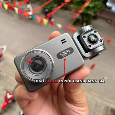 Camera Hành Trình 3 Mắt 4K M3 PRO HCCAM – WiFi, Quay Đêm Rõ, Ghi Trước & Sau, 1.107.000₫