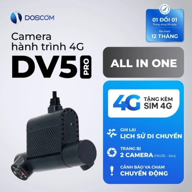 Camera Hành Trình 4G Doscom DV5 Pro 2 Mắt GPS - Tặng Sim 4G, Giá 6,5 Triệu 10