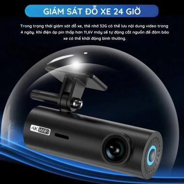 Camera Hành Trình 4K KAW Góc Quay Rộng, Quay Đêm 3M, App Di Động - 1.267.000₫