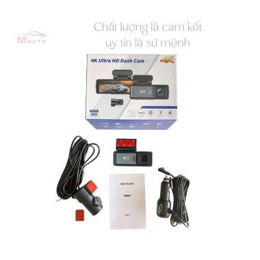 Camera Hành Trình 4K WiFi 2 Kênh, Góc Rộng 170°, Ghi Đêm Nét Sắc, Thẻ Nhớ 128GB, Chỉ 1.09 Triệu 5