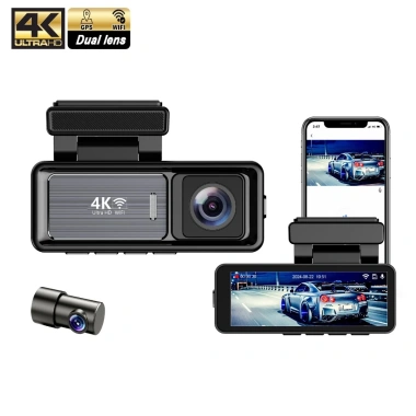 Camera Hành Trình 4K WiFi 2 Kênh, Góc Rộng 170°, Ghi Đêm Nét Sắc, Thẻ Nhớ 128GB, Chỉ 1.09 Triệu 6