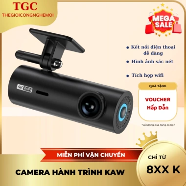 Camera hành trình 4K WiFi không màn hình 2.160P HD, tầm nhìn ban đêm, keo 3M - Giá ưu đãi 1,29 triệu