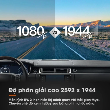Camera hành trình 70mai A500s Sony cảm biến hình, báo tốc độ, cảnh báo GPS lệch làn - Giá 2.169.000 VNĐ