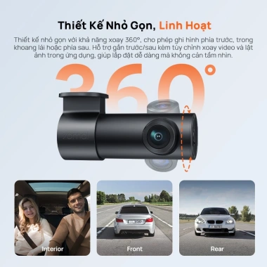Camera Hành Trình 70mai M310 Plus 3K HD Quốc Tế - Ghi Hình 3K, Điều Khiển Giọng Nói, Giá 2.21 Triệu