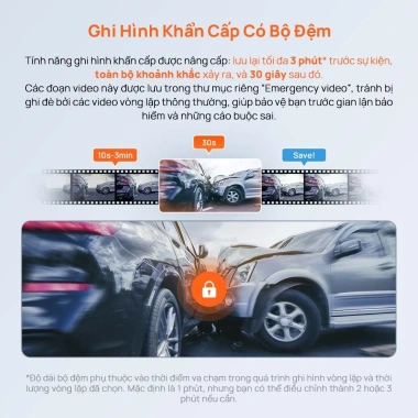 Camera Hành Trình 70mai M310 Plus 3K HD Quốc Tế - Ghi Hình 3K, Điều Khiển Giọng Nói, Giá 2.21 Triệu