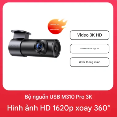 Camera hành trình 70mai Pro M310 3K, khẩu độ F1.55, góc siêu rộng, Night Vision - 1,229,000₫