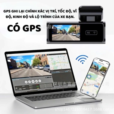 Camera hành trình A09 GPS 4K Ultra HD – WiFi, màn hình 1.97 inch, ghi hình rõ nét, giá chỉ 1.699.000₫ 5