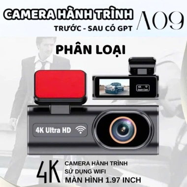 Camera hành trình A09 GPS 4K Ultra HD – WiFi, màn hình 1.97 inch, ghi hình rõ nét, giá chỉ 1.699.000₫ 10