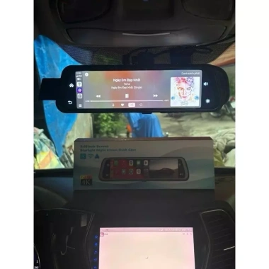 Camera hành trình A10 4K CarPlay Android Auto VietMap Live - Nghe nhạc gọi bản đồ, BH 12 tháng
