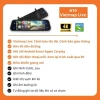 Camera hành trình A10 4K CarPlay Android Auto VietMap Live - Nghe nhạc gọi bản đồ, BH 12 tháng 6