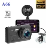 Camera hành trình A66 Plus V9 Plus Full HD, LED, ghi hình trước sau, màn hình cảm ứng, thẻ nhớ 32G, giá 425.000 VND