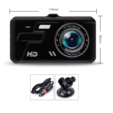 Camera hành trình A66 Plus V9 Plus Full HD, LED, ghi hình trước sau, màn hình cảm ứng, thẻ nhớ 32G, giá 425.000 VND