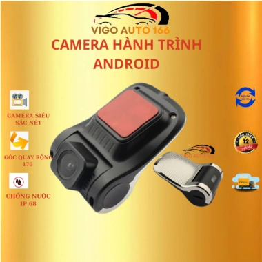 Camera Hành Trình Android Siêu Sắc Nét - Cảnh Báo Tốc Độ, Lấn Làn, Camera Trước, Hỗ Trợ Lắp Đặt - 359.000₫
