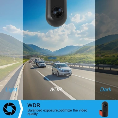 Camera hành trình CONOPERY 360° HD 1.080P, quan sát ban đêm hồng ngoại, ghi âm & điều khiển app - 302.830₫