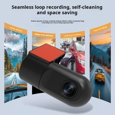 Camera hành trình CONOPERY 360° HD 1.080P, quan sát ban đêm hồng ngoại, ghi âm & điều khiển app - 302.830₫