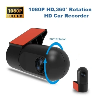 Camera hành trình CONOPERY 360° HD 1.080P, quan sát ban đêm hồng ngoại, ghi âm & điều khiển app - 302.830₫