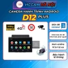 Camera hành trình D12 4G OWL - Cảnh báo tốc độ, ghi hình trước sau, Android 8.1, xem video, nghe nhạc online, giá 2.2 triệu