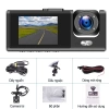 Camera hành trình DOSEN PRO S1 New Taxi 3 mắt Full HD 1.080p hồng ngoại siêu nét - 378.000₫ 2