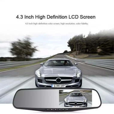 Camera hành trình Full HD 1.080P Ống kính kép DVR, hỗ trợ chiếu hậu, giảm giá 22% - Chỉ 349,389₫