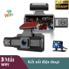 Camera hành trình G60.3 3 mắt kính cho xe dịch vụ gia đình Kết nối app, giá 440.000₫