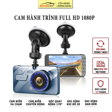 Camera Hành Trình HD 1.080p góc quay 170 độ, cảm biến va chạm, chuyển động - 499k