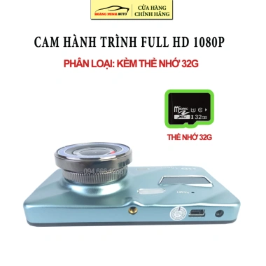 Camera Hành Trình HD 1.080p góc quay 170 độ, cảm biến va chạm, chuyển động - 499k