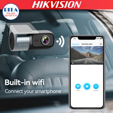 Camera hành trình Hikvision D1 Pro 2K Wifi xoay 360 - Chính hãng, giá 820.000 4 Camera hành trình Hikvision D1 Pro 2K Wifi xoay 360 - Chính hãng, giá 820.000 4