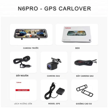 Camera Hành Trình K10 GPS Gắn Gương 4K – Cảnh Báo Tốc Độ & Giao Thông, Bảo Hành 12T – 1.9 Triệu 2