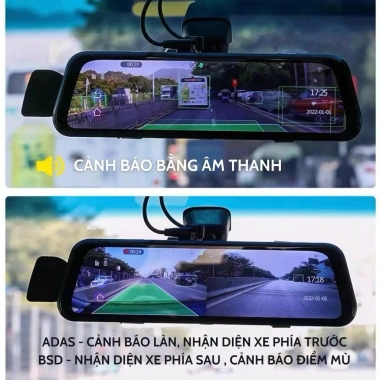 Camera Hành Trình K10 GPS Gắn Gương 4K – Cảnh Báo Tốc Độ & Giao Thông, Bảo Hành 12T – 1.9 Triệu 3