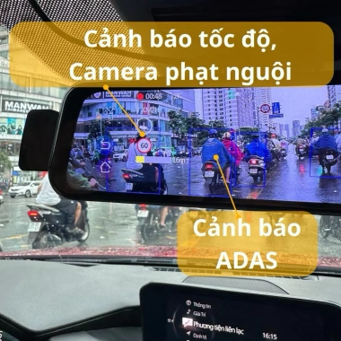 Camera Hành Trình K10 GPS Gắn Gương 4K – Cảnh Báo Tốc Độ & Giao Thông, Bảo Hành 12T – 1.9 Triệu 4