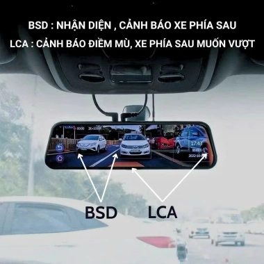 Camera Hành Trình K10 GPS Gắn Gương 4K – Cảnh Báo Tốc Độ & Giao Thông, Bảo Hành 12T – 1.9 Triệu 9
